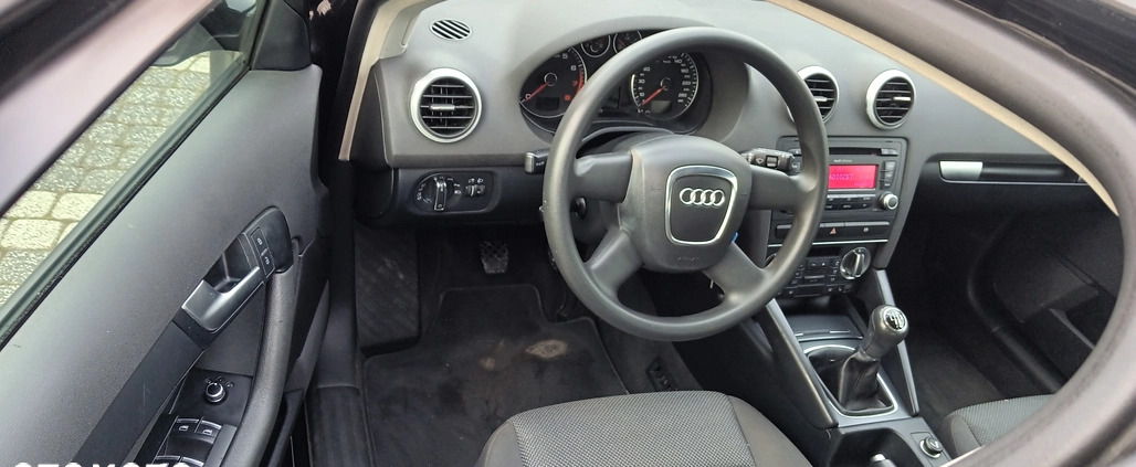 Audi A3 cena 25900 przebieg: 197258, rok produkcji 2009 z Kętrzyn małe 301